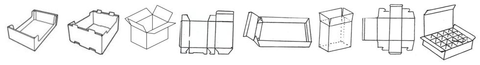 profil stante carton